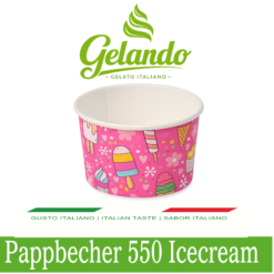 550 Pappbecher Icecream KARTON