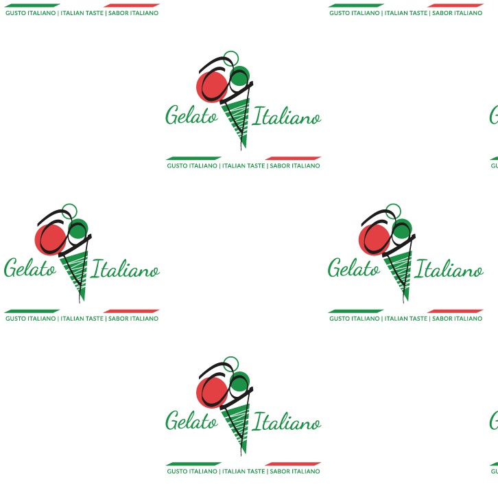 Rollenpapier Gelato Italiano